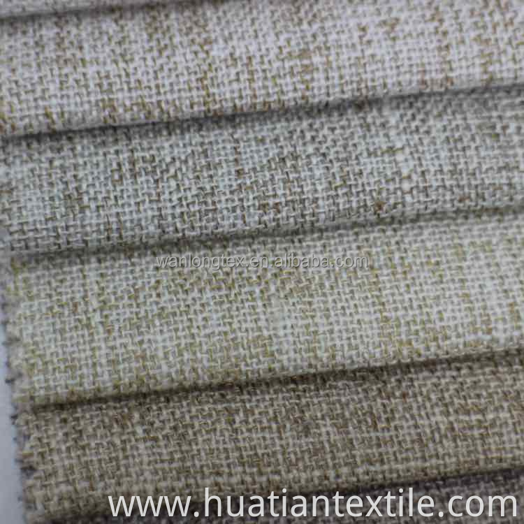 cotton fell linen style dyed sofa fabric soft touched fabric for chair